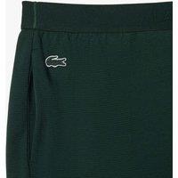 Lacoste Pure Cotton Waffle Texture Loungewear Shorts Dark Green