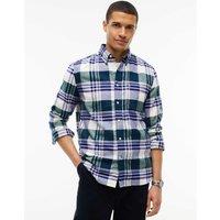 Tommy Hilfiger Pure Cotton Checked Flannel Shirt Green Mix