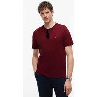 Tommy Hilfiger Pure Cotton Crew Neck T-Shirt Burgundy