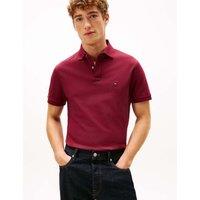 Tommy Hilfiger Cotton Rich Polo Shirt Burgundy