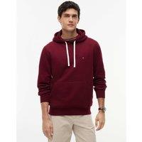 Tommy Hilfiger Cotton Rich Fleece Hoodie Burgundy