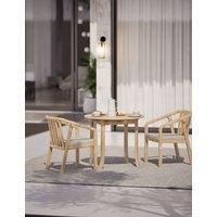 Royalcraft Maris 2-Seater Round Bistro Set Natural