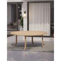 Royalcraft Maris Round 6 Seater Garden Dining Table Natural