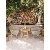 Royalcraft Roma Bistro Table and Eden Dawn Chairs Beige