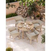 Royalcraft Roma 4 Seater Sunray Garden Dining Set Beige