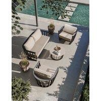 Royalcraft Lucca 5 Seater Garden Lounge Set Black