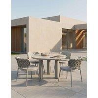 Royalcraft Koko 4 Seater Garden Dining Table and Chairs Grey