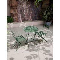 Royalcraft Padstow Folding 2 Seater Bistro Set Green