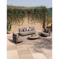 Royalcraft Oslo 5 Seater Garden Lounge Set Light Brown