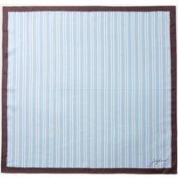 Jigsaw Pure Silk Striped Square Scarf Blue Mix