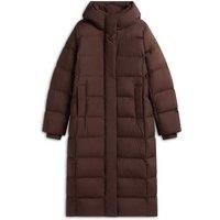 Tommy Hilfiger Down Padded Maxi Puffer Coat Dark Brown