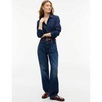 Tommy Hilfiger Sarah High Waisted Straight Leg Jeans Blue