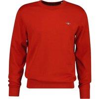 GANT Pure Cotton Crew Neck Jumper Red