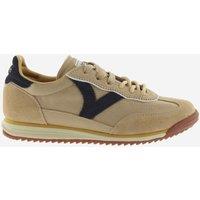 Victoria Saturno Lace Up Trainers Beige