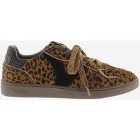 Victoria Londres Lace Up Trainers Camel