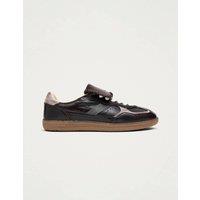 Alohas Tb.490 Club Leather Lace-Up Trainers Brown