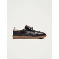 Alohas Tb.490 Club Leather Lace-Up Trainers Brown