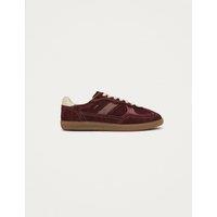 Alohas Tb.490 Rife Leather Lace Up Trainers Burgundy
