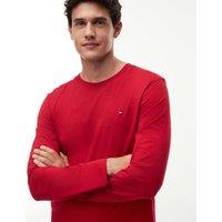Tommy Hilfiger Signature Pure Cotton Jersey Pyjama Set Red Mix