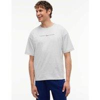 Tommy Hilfiger Original Pure Cotton Pyjama Top Grey