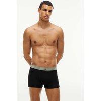 Tommy Hilfiger 3 Pack Signature Cotton Rich Trunks Black Mix