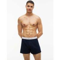 Tommy Hilfiger 2 Pack Signature Essential Jersey Boxers Burgundy Mix