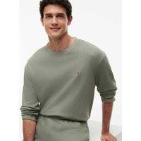 Tommy Hilfiger Original Pure Cotton Waffle Pyjama Set Khaki