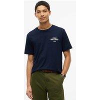 Tommy Hilfiger Pure Cotton 1985 Slogan T-Shirt Navy