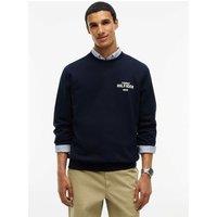 Tommy Hilfiger Pure Cotton Crew Neck Sweatshirt Navy