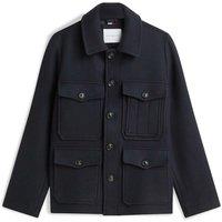 Tommy Hilfiger Regular Fit Wool Rich Collared Jacket Navy