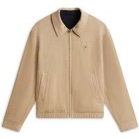 Tommy Hilfiger Pure Cotton Cord Reversible Harrington Jacket Khaki