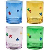 ELEANOR BOWMER Set of 4 Glass Tumblers Multi
