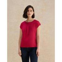 HOBBS Pleat Detail Top Pink