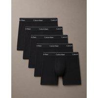 Calvin Klein 5 Pack Icon Cotton Stretch Boxers Black