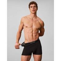 Calvin Klein 5 Pack Icon Cotton Stretch Relaxed Trunks Black