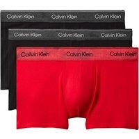 Calvin Klein 3 Pack Icon Cotton Rich Stretch Trunks Black Mix