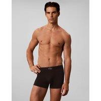 Calvin Klein 3 Pack Graphic Monogram Cotton Rich Trunks Black Mix