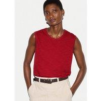 Jigsaw Pure Cotton Tank Top Red