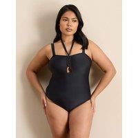 Live Unlimited London Padded Halterneck Swimsuit Black