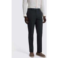 MOSS Slim Fit Cotton Rich Stretch Trousers Black