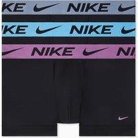 Nike 3 Pack Essential Cotton Stretch Trunks Black Mix