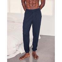 Chelsea Peers Cotton Rich Waffle Cuffed Pyjama Bottoms Navy