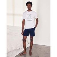 Chelsea Peers Cotton Rich Crocodile Graphic Pyjama Set White Mix