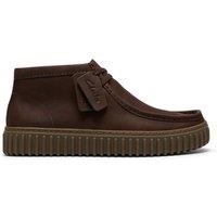 Clarks Leather Lace Up Boots Brown