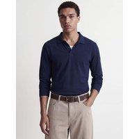JACK & JONES Cotton Rich Polo Shirt Navy