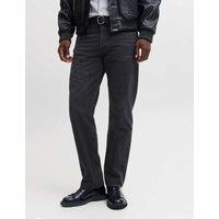JACK & JONES Pure Cotton Relaxed Fit Jeans Black