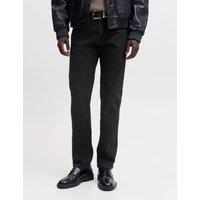 JACK & JONES Tapered Fit 5 Pocket Jeans Black