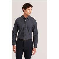 Ted Baker Regular Fit Pure Cotton Pinstripe Shirt Navy