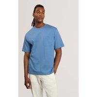 Ted Baker Pure Cotton Crew Neck T-Shirt Blue