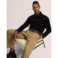 Ted Baker Pure Cotton Long Sleeve Overshirt Black